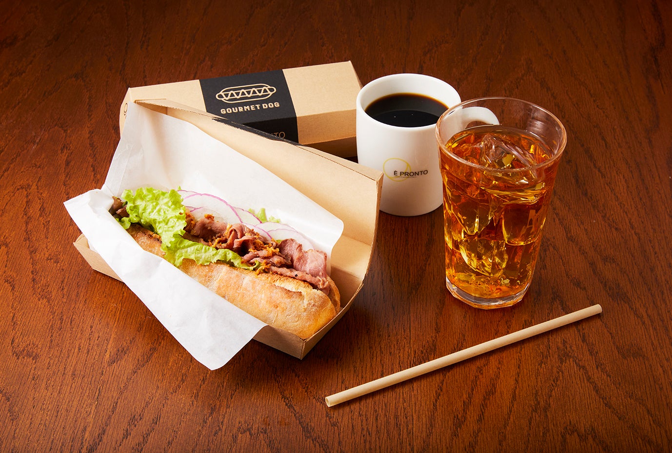 全国のプロントグループ店舗に導入する「サステナブル バンブーストロー」