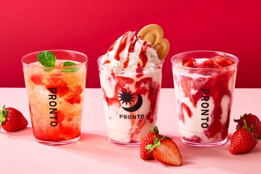 【期間限定】毎年人気のいちごドリンクに新商品が登場!4月14日(火)より「ストロベリーヨーグルトラテ」「いちごのジャスミンティーソーダ」発売開始 【期間限定】毎年人気のいちごドリンクに新商品が登場!4月14日(火)より「ストロベリーヨーグルトラテ」「いちごのジャスミンティーソーダ」発売開始