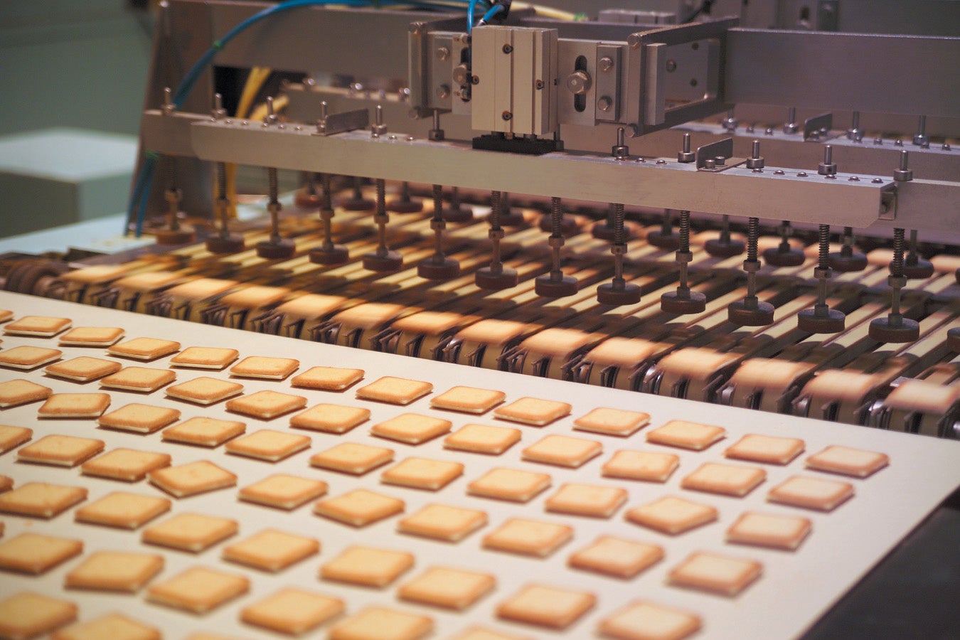 「白い恋人」製造ライン