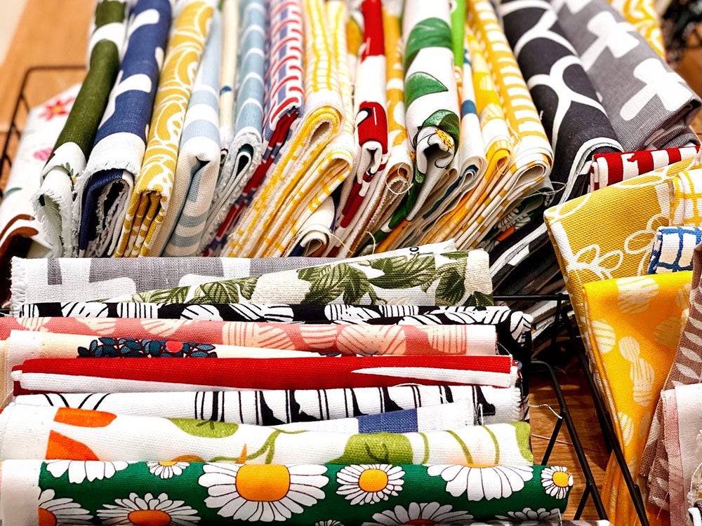 北欧輸入生地 ハーフカットクロス 660円(税込)から