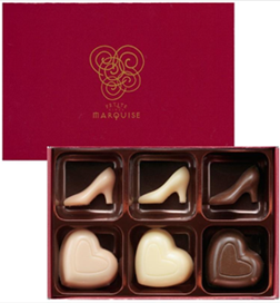 プティ銀座マルキーズショコラアソートレッド 6個