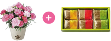 カーネーション（ホットハート）＆銀座フルーツサンド_2