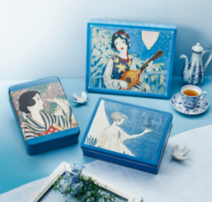 有名菓子店と絵画がコラボしたお中元ギフト限定商品「アートコレクション」