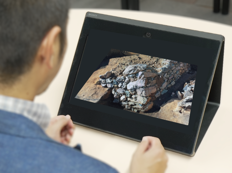 空間再現ディスプレイによる体験のイメージ