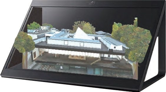 空間再現ディスプレイによる体験のイメージ