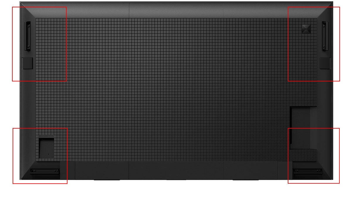 背面4か所に備えたキャリーハンドル