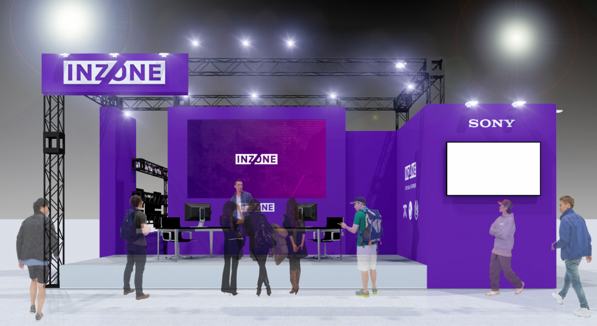 ALGS札幌にINZONEブース！プロも来る、試遊やイベントも