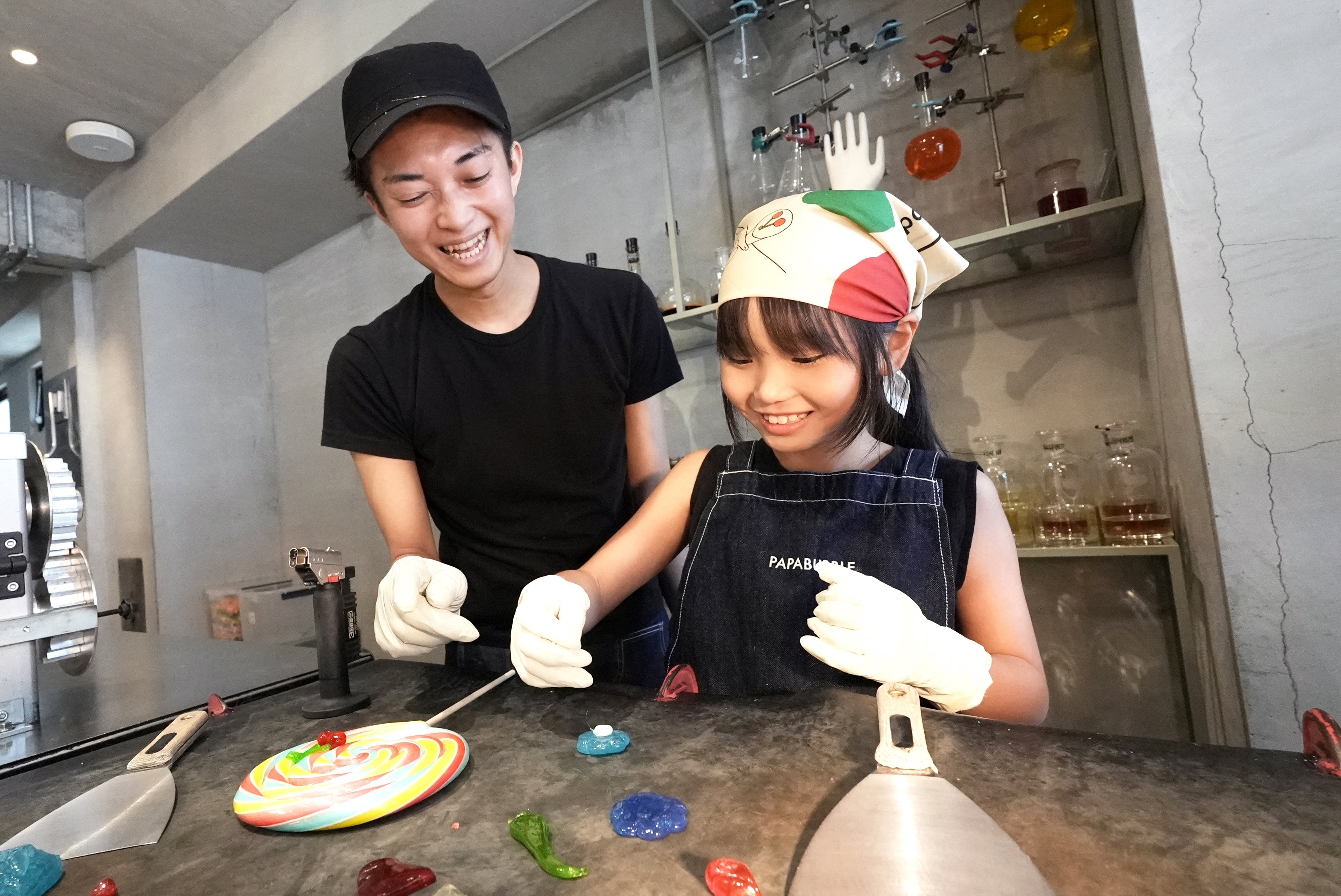 ロリポップ作り体験画像