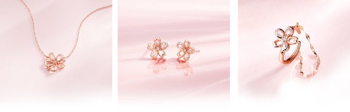 厳しい季節を乗り越えて美しく咲く希望の桜 4℃の「Sakura Collection 厳しい季節を乗り越えて美しく咲く希望の桜 4℃の「Sakura Collection