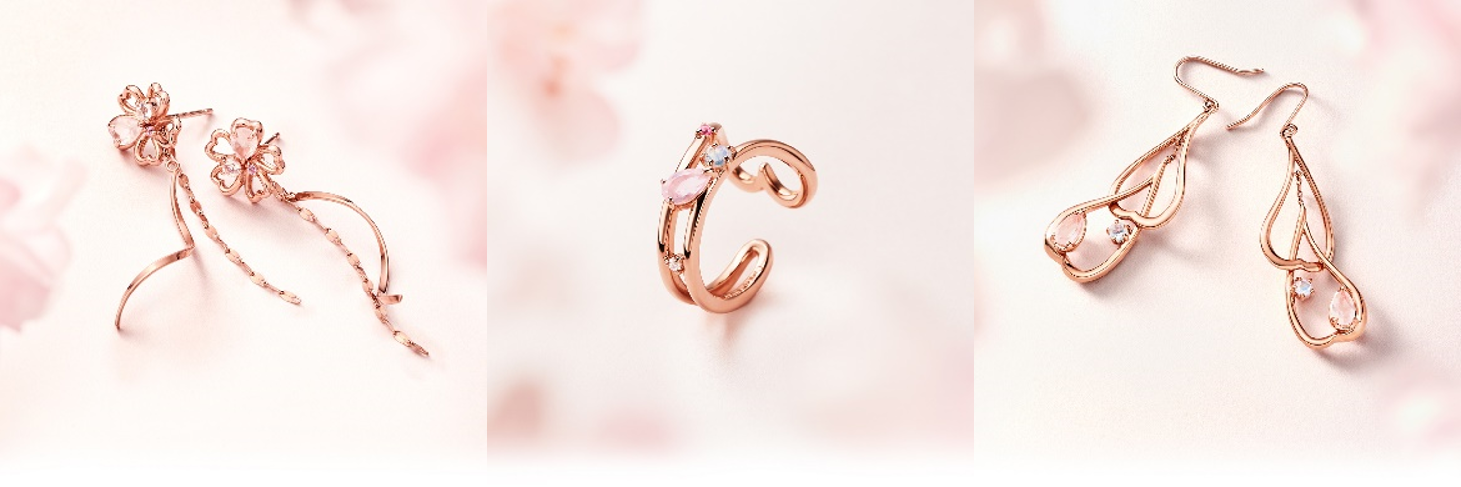 【美品☆限定】4℃ サクラコレクション ピアス 2022年 K18PG 19046-172-