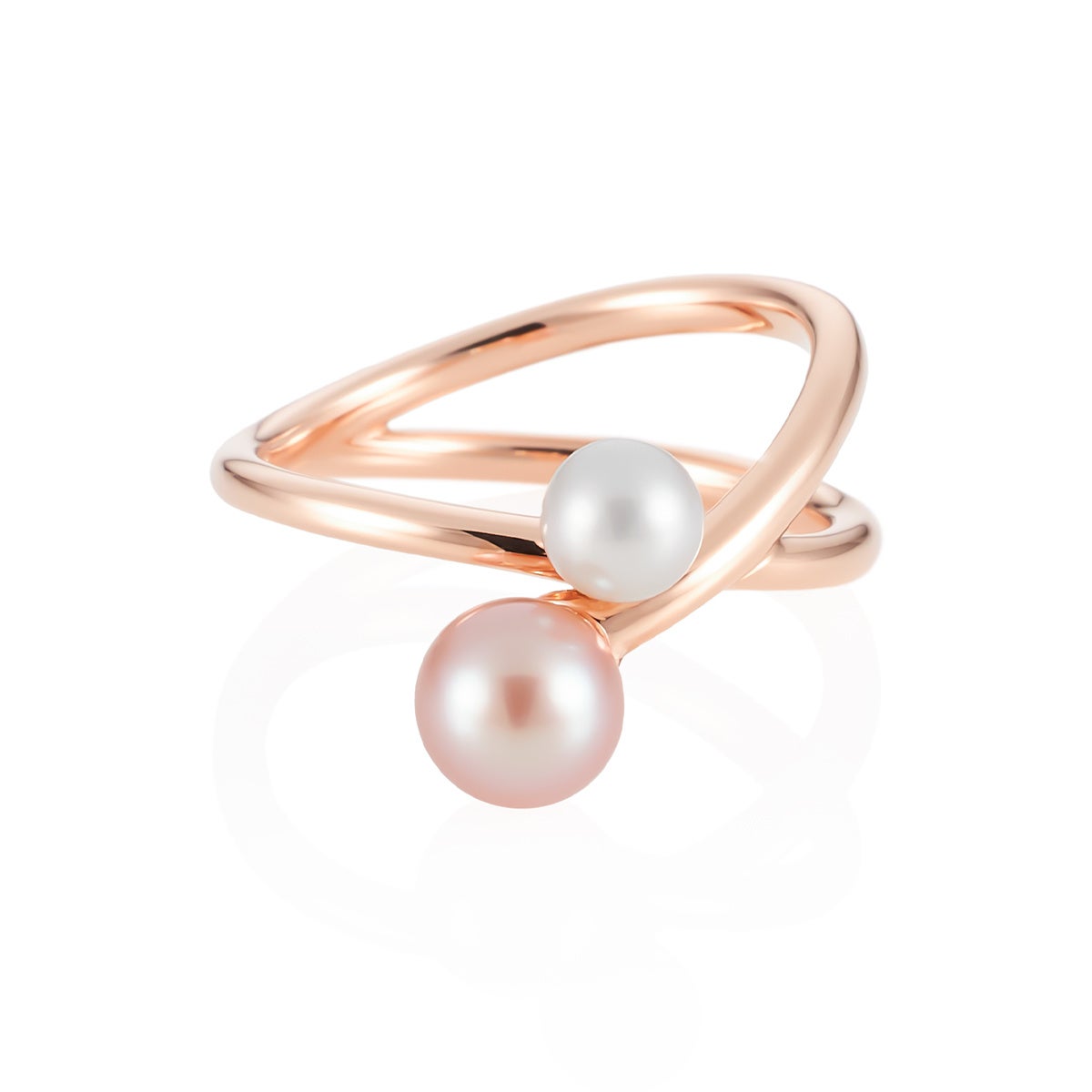 【4℃】Effortless Pearl シルバー リング 4℃からリラックスムード漂うパールコレクション 「Effortless