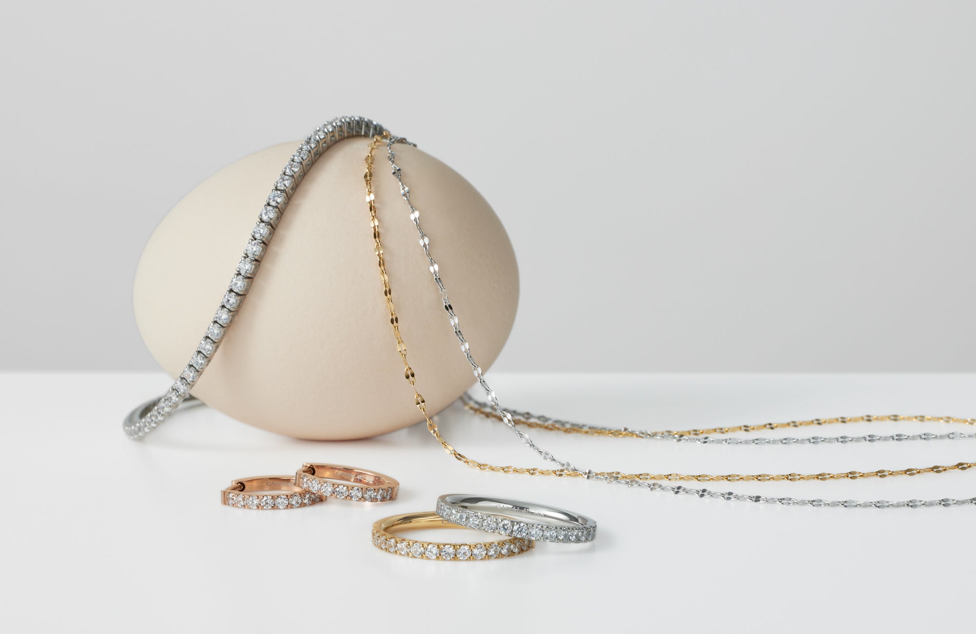 CANAL ４℃、低アレルギーに配慮した新作ジュエリー「Stainless Collection」を発売