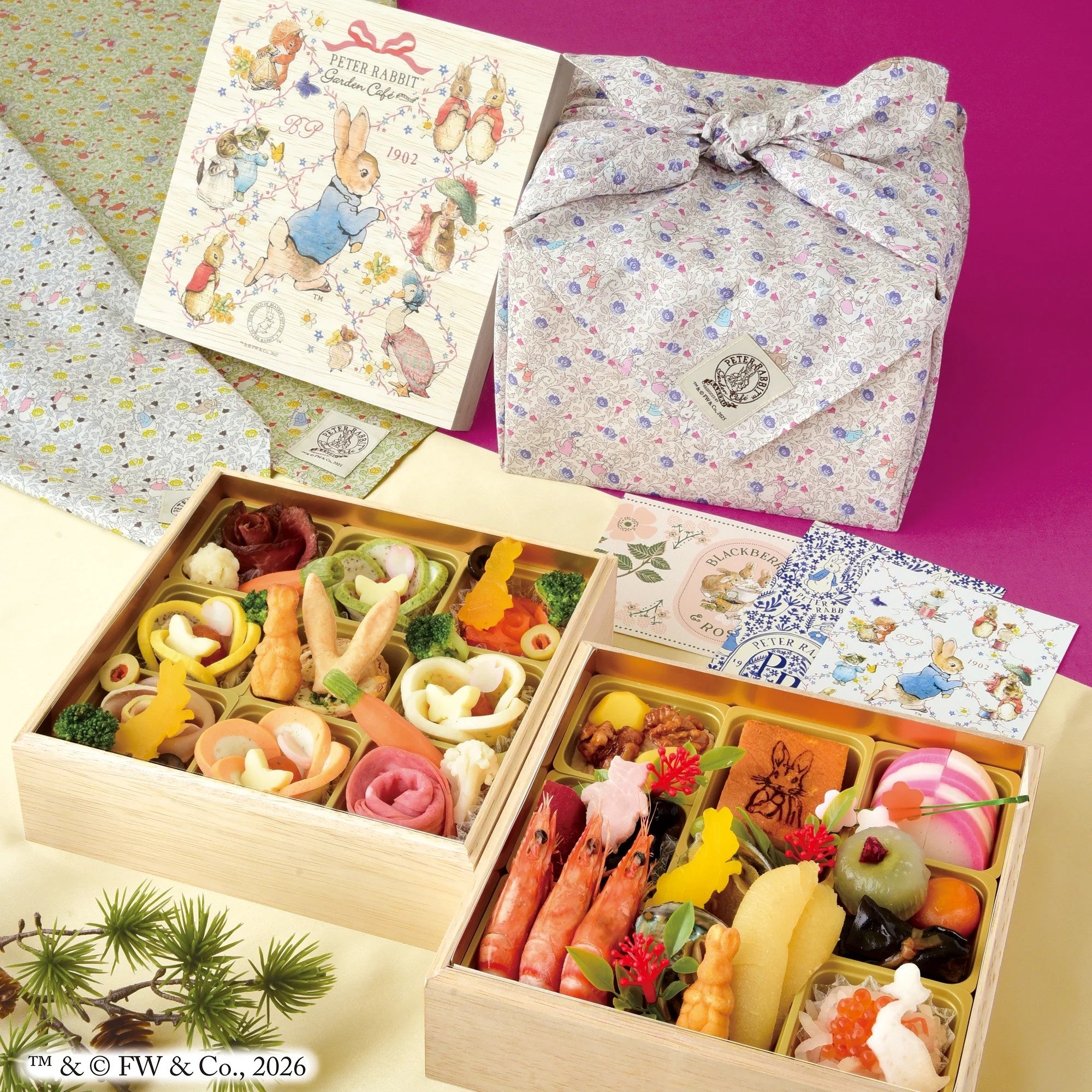 『ピーターラビット™のクリスマスケーキ2026』＆『ピーターラビット™のガーデンおせち2027』のご予約開始！