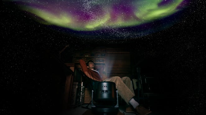 家庭用プラネタリウム開発17年目に大進化!動画配信サービス連動の家庭 家庭用プラネタリウム開発17年目に大進化!動画配信サービス連動の家庭