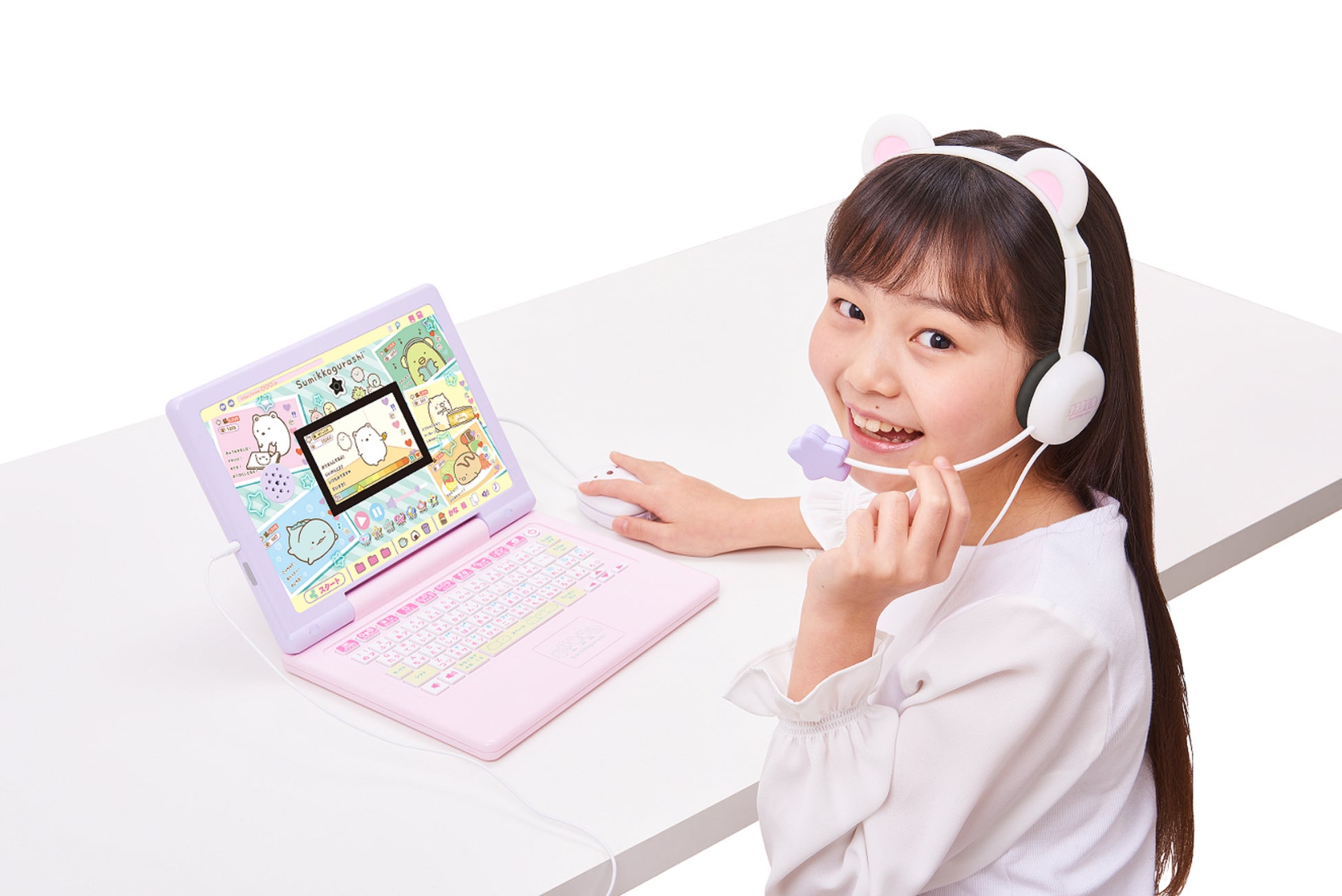 ヘッドセットではいしん!カメラマウスIN!すみっコぐらしパソコン MYLIVE 夢を叶えるパソコントイの最新作が誕生『ヘッドセットではいしん