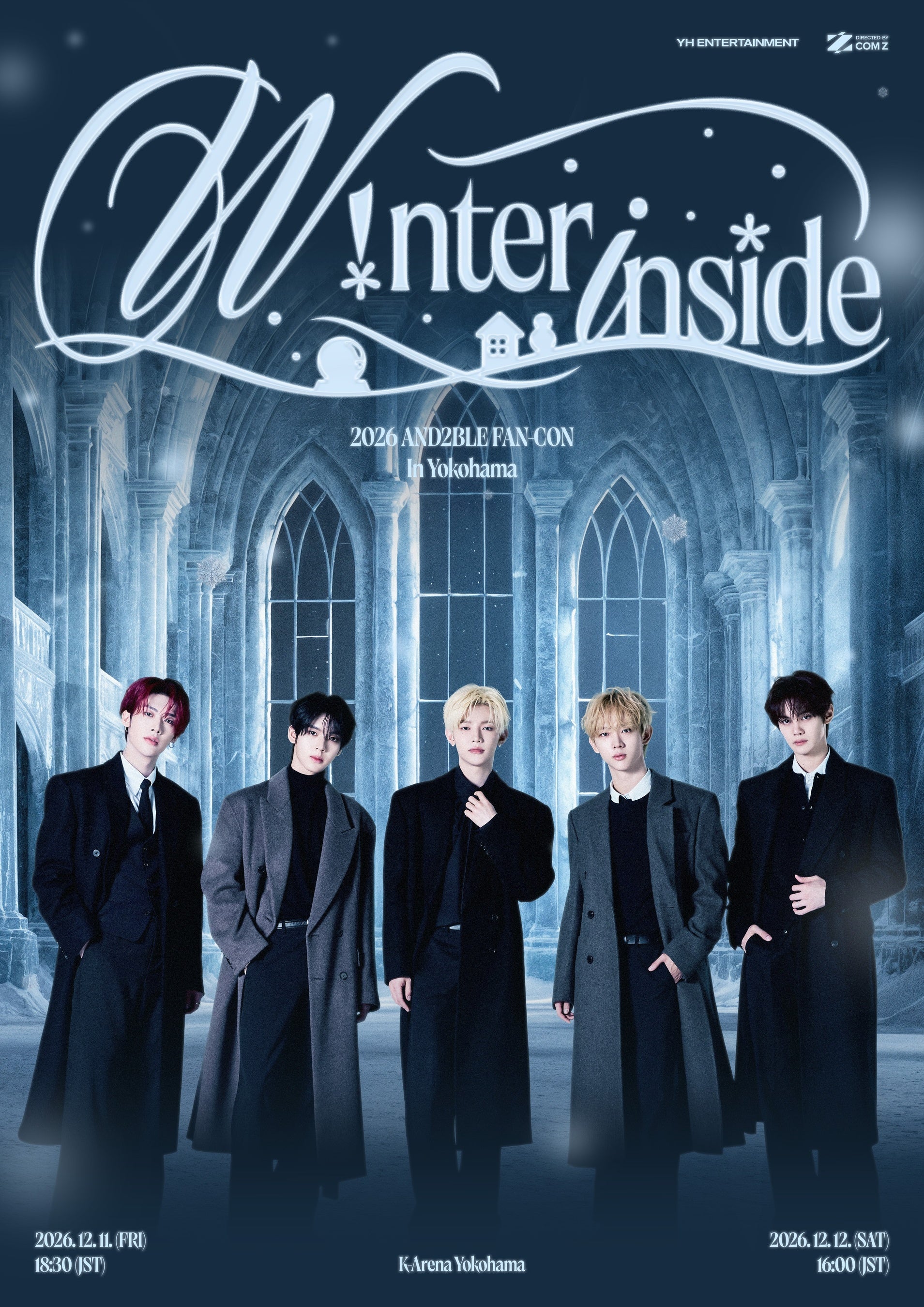 AND2BLE、初のカムバックを経て日本2度目の単独公演開催決定！ 「2026 AND2BLE FAN-CON ＜W!nter inside＞ In Yokohama」12月11日・12日、Kアリーナ横浜にて開催！