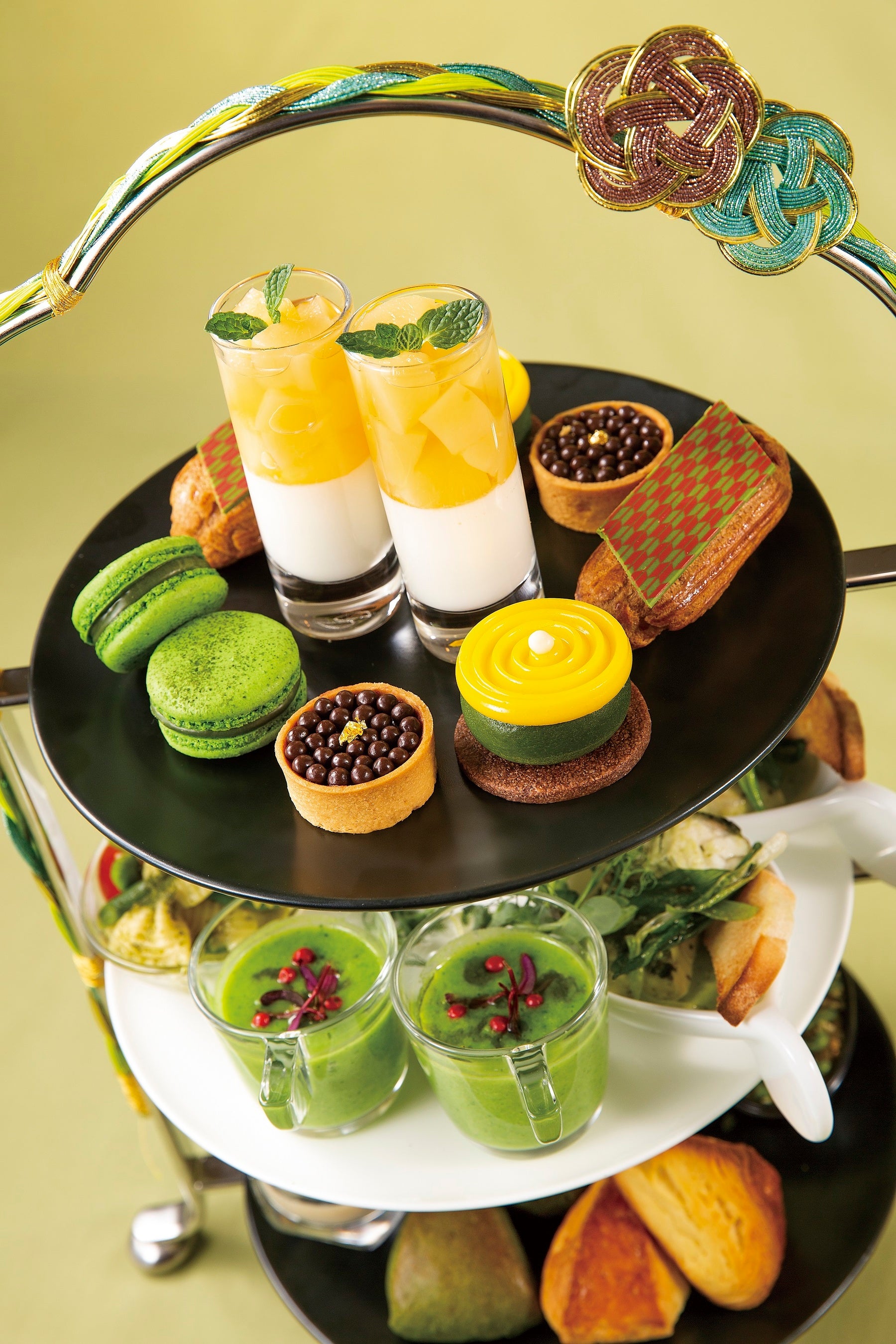 ガーデンラウンジ「和束茶アフタヌーンティー」