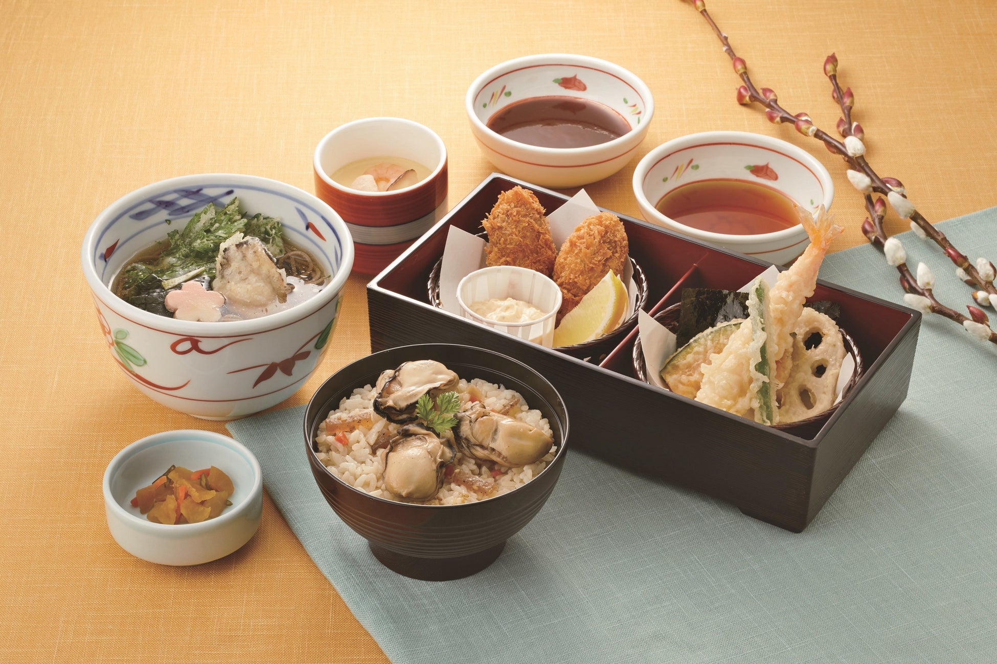 牡蠣三昧膳 1,499円(税込1,648円)