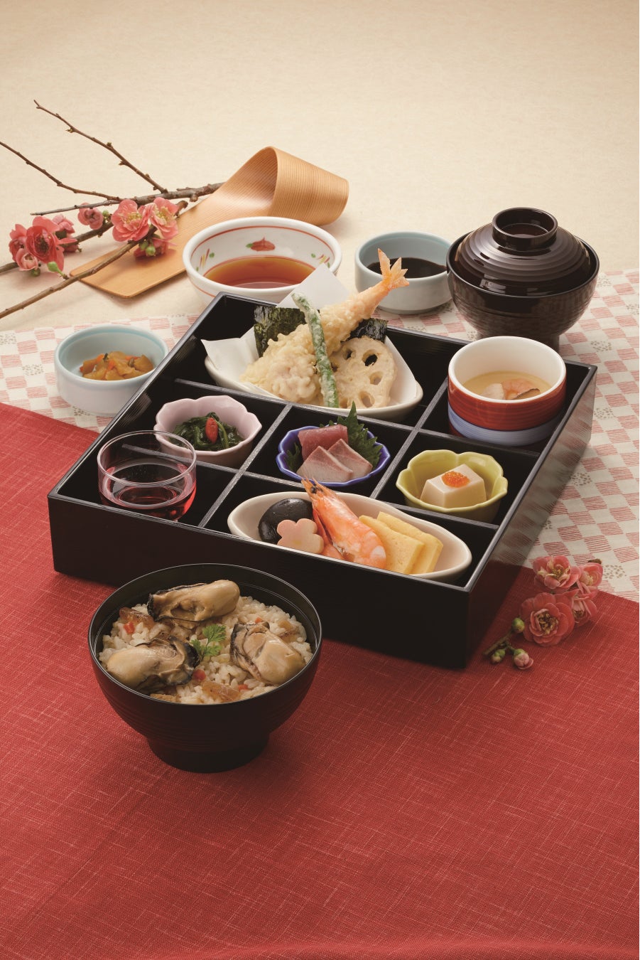 四季めぐり膳(牡蠣ごはん)  1,599円(税込1,758円)