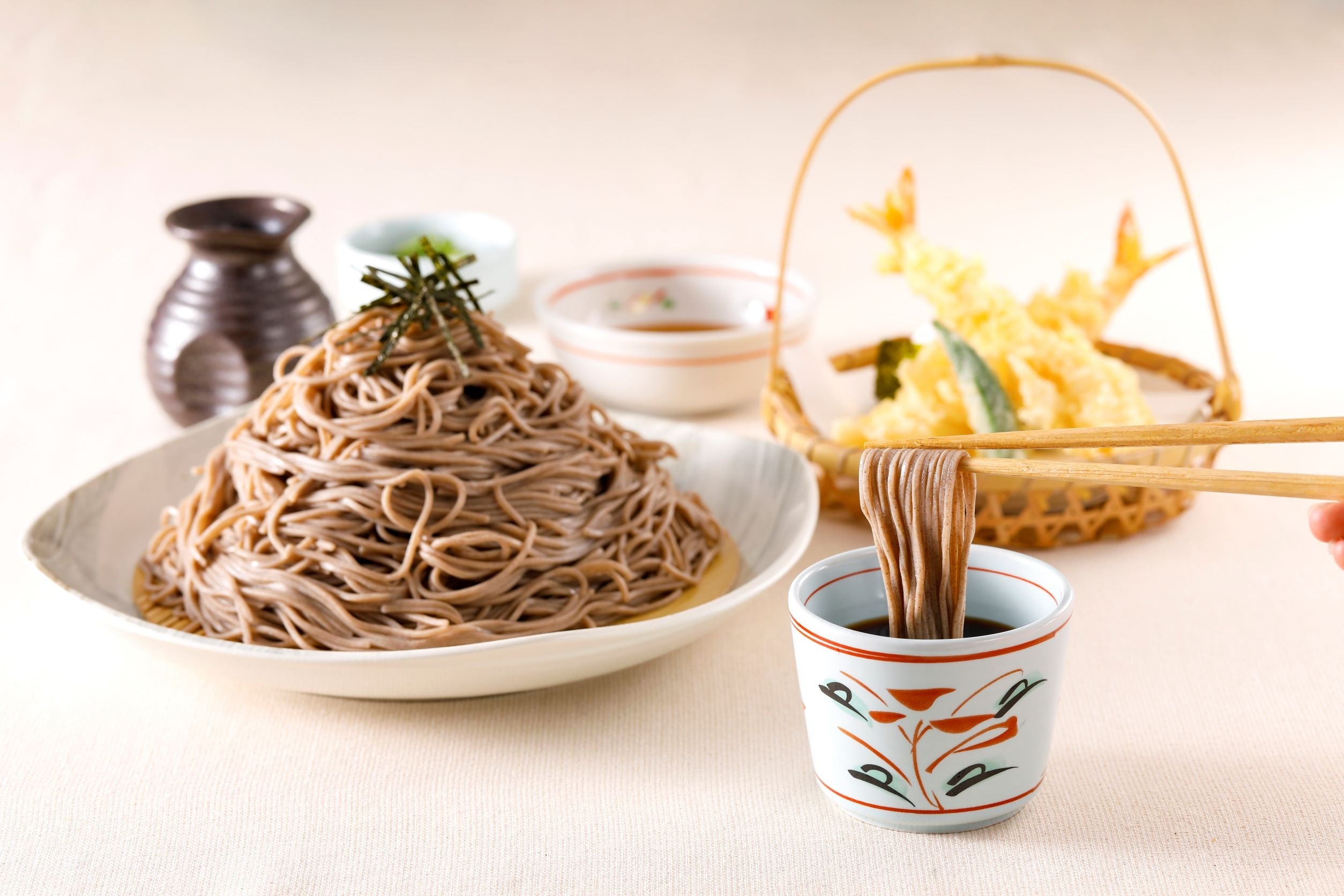 ■大海老天ざるそば(うどん) １,２０８円