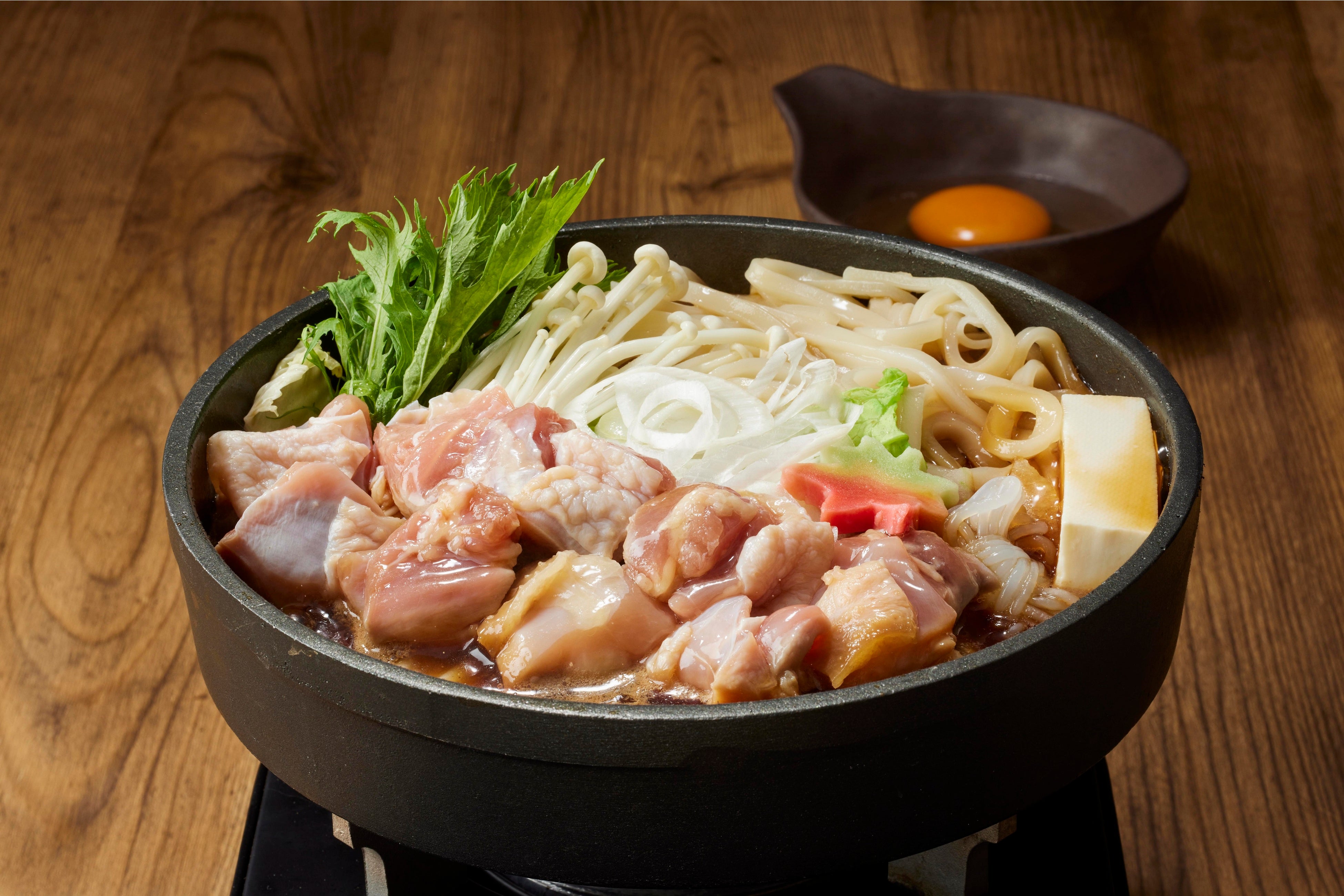 名古屋コーチンのすき焼き鍋定食