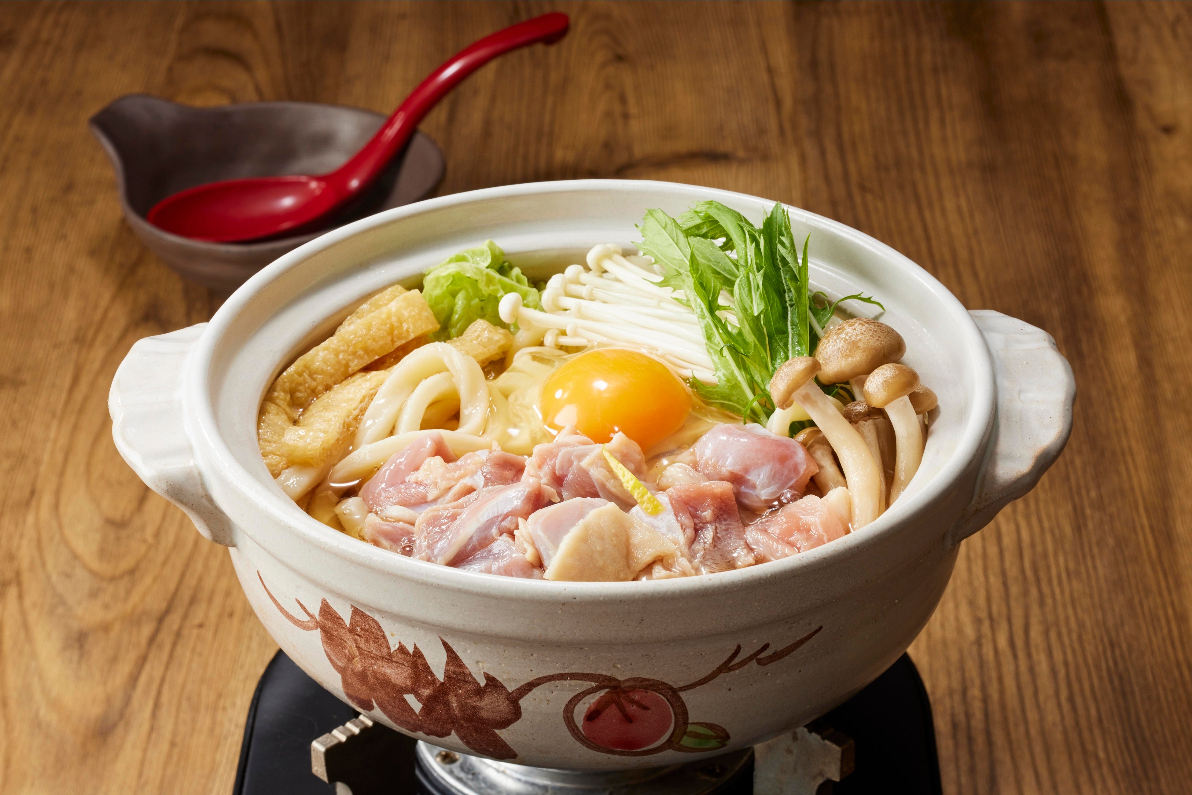 名古屋コーチン入り鍋焼うどん定食