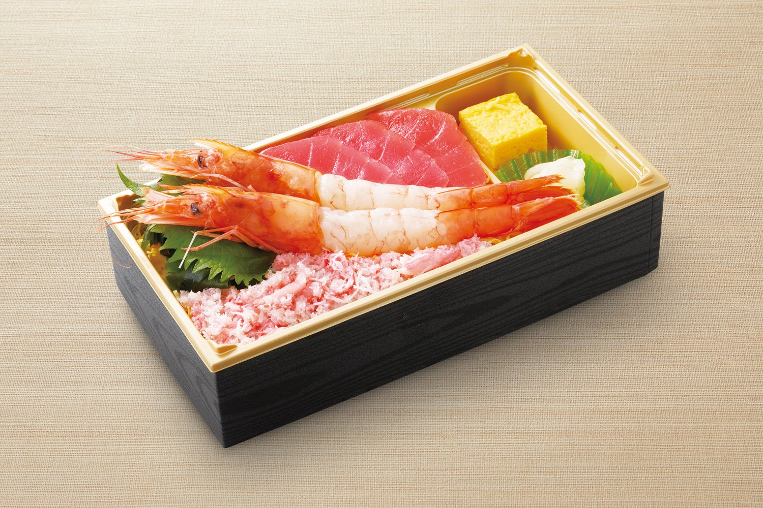 赤海老とかにの海鮮ちらし重  １,４０２円 ⇒ 早割５%off：１,３３２円