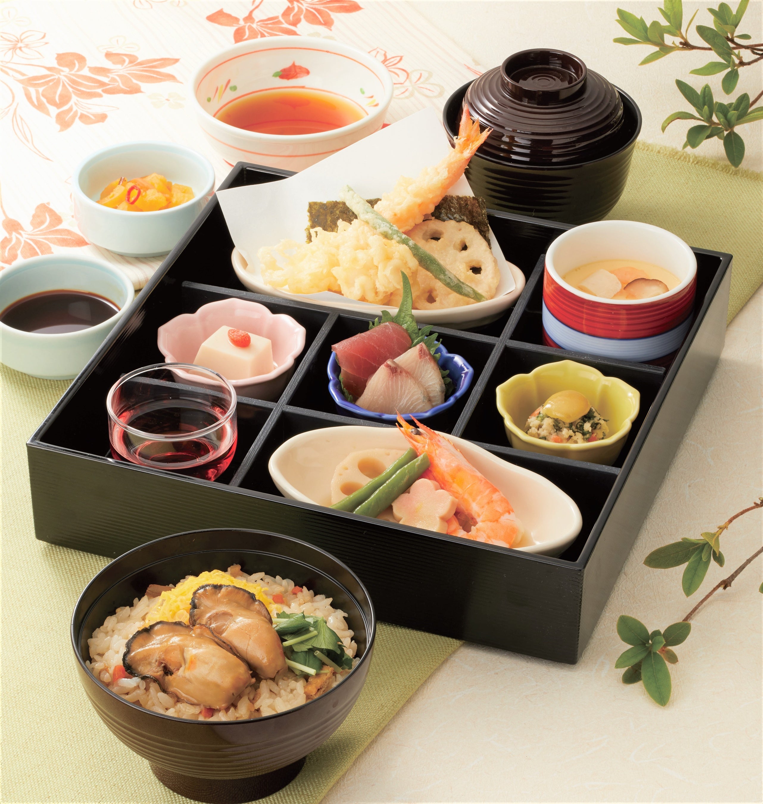 四季めぐり膳(牡蠣ご飯) １,５９９円(税込１,７５８円)