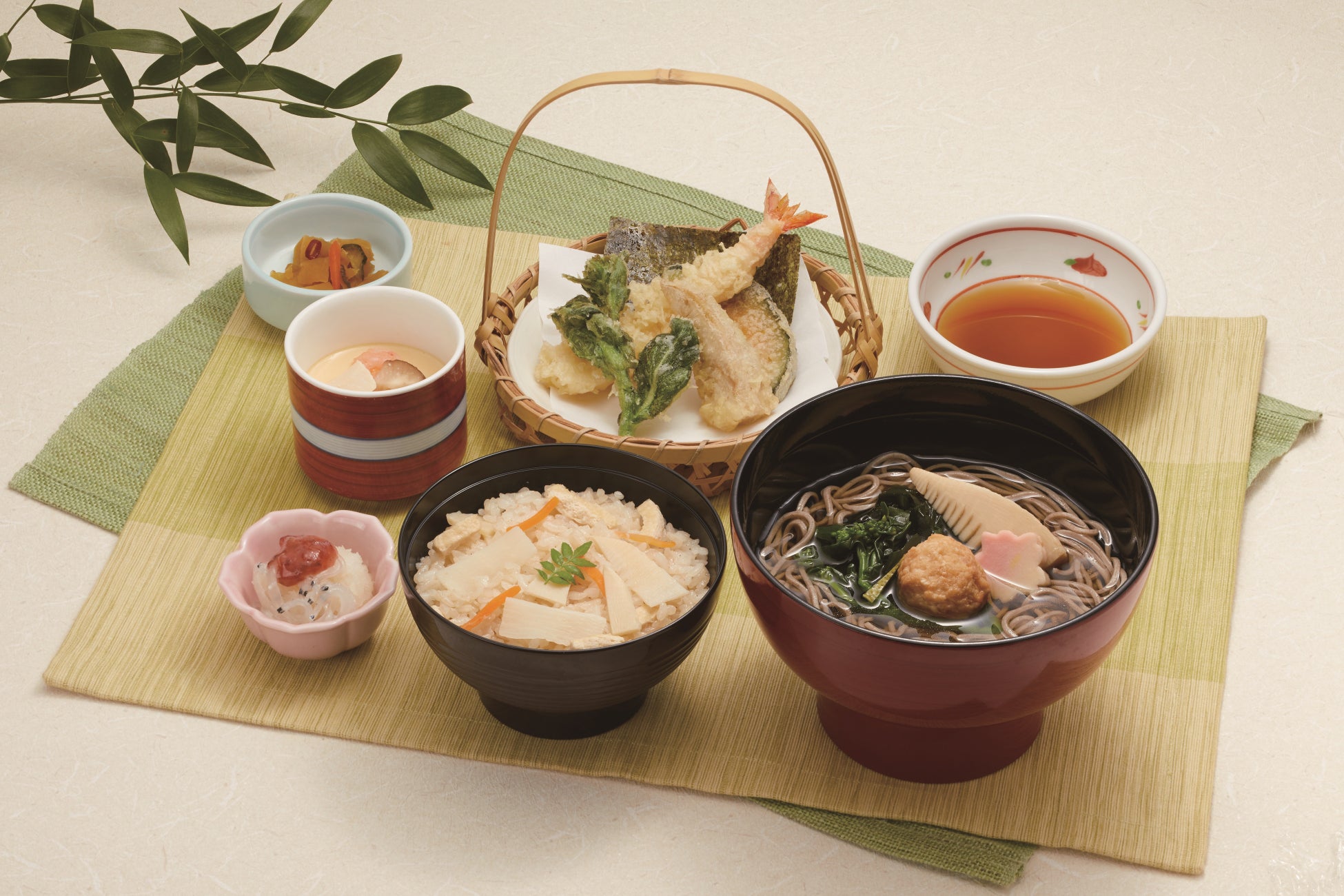 筍ご飯と若竹そば膳  1,399円(税込1,538円)