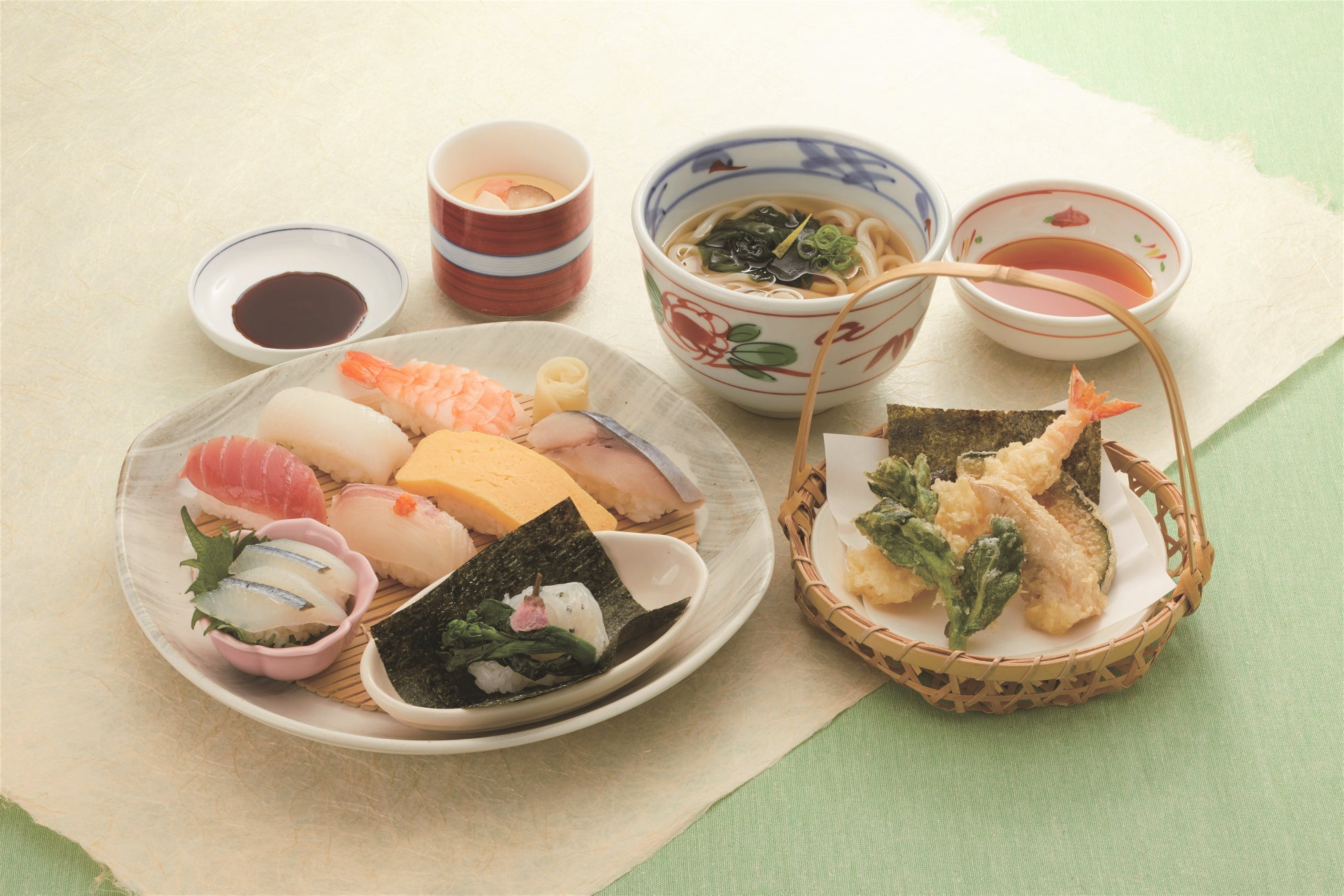 季節のすし和膳(春)  1,499円(税込1,648円)