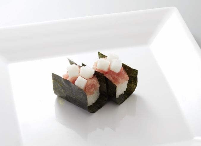 花てまり寿司 まぐろ＆長芋あられ  ※厳選豚プレミアム以上