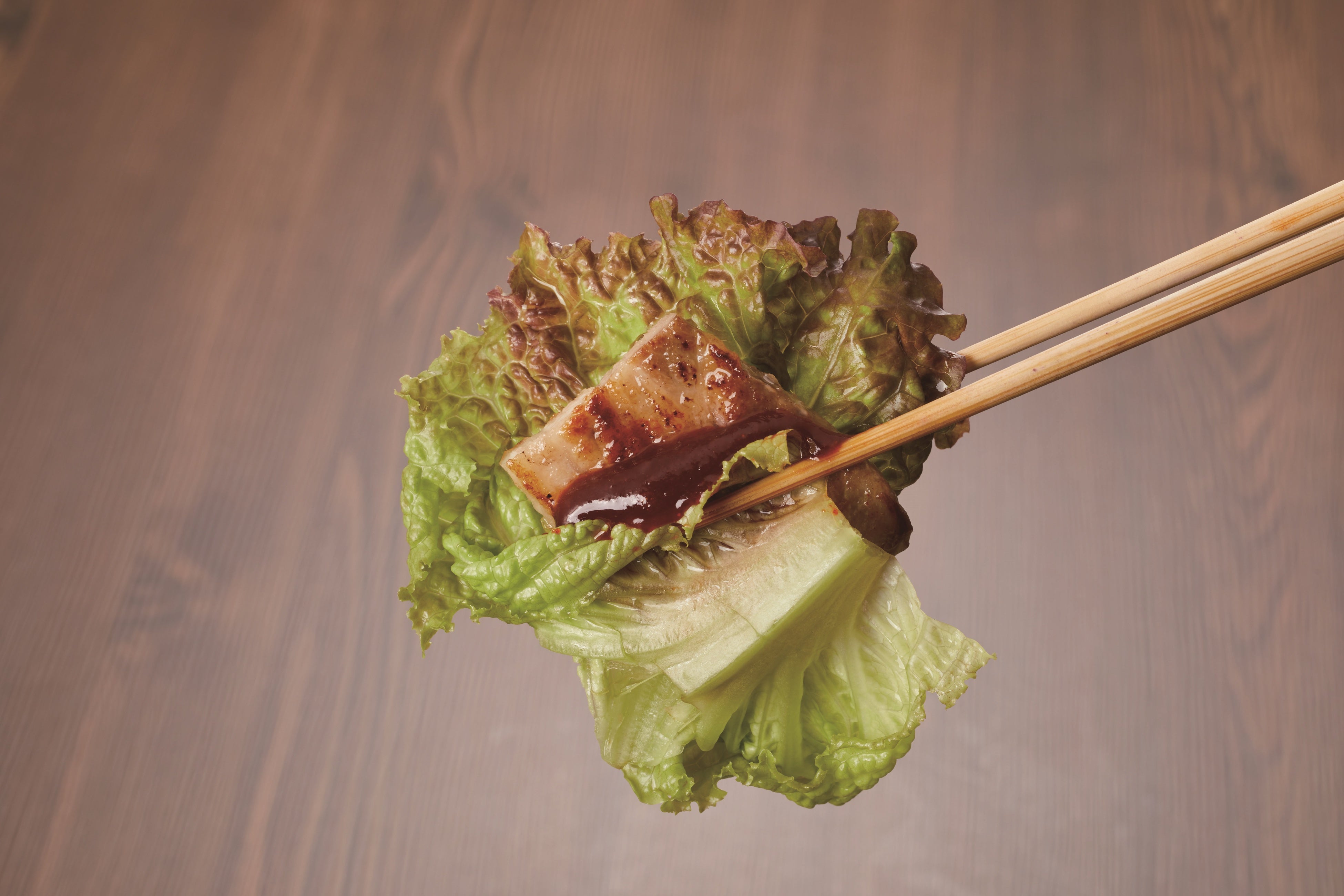 サムギョプサル サニーレタス巻き