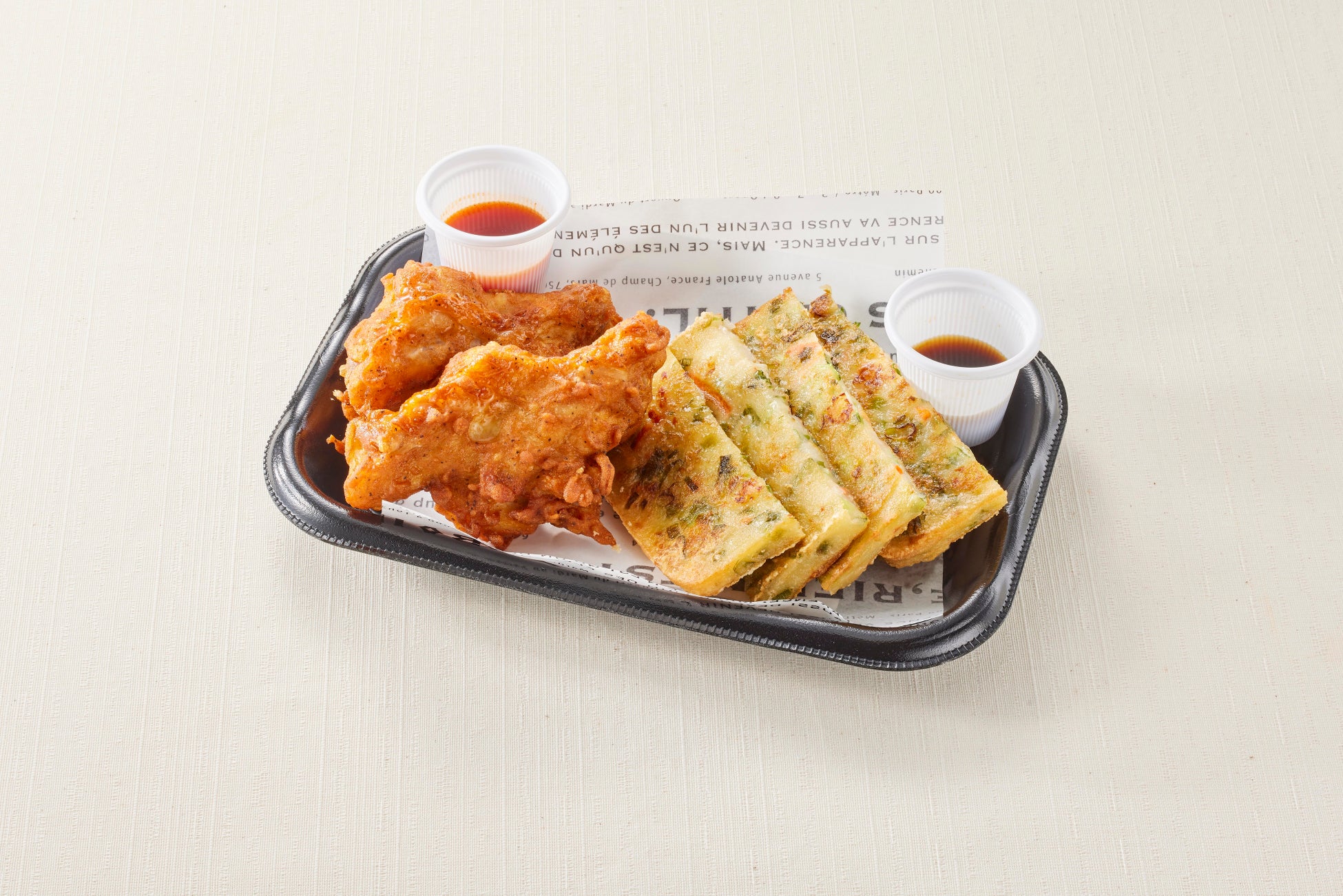 ヤンニョムチキン&ニラチヂミ (特別価格) 754円