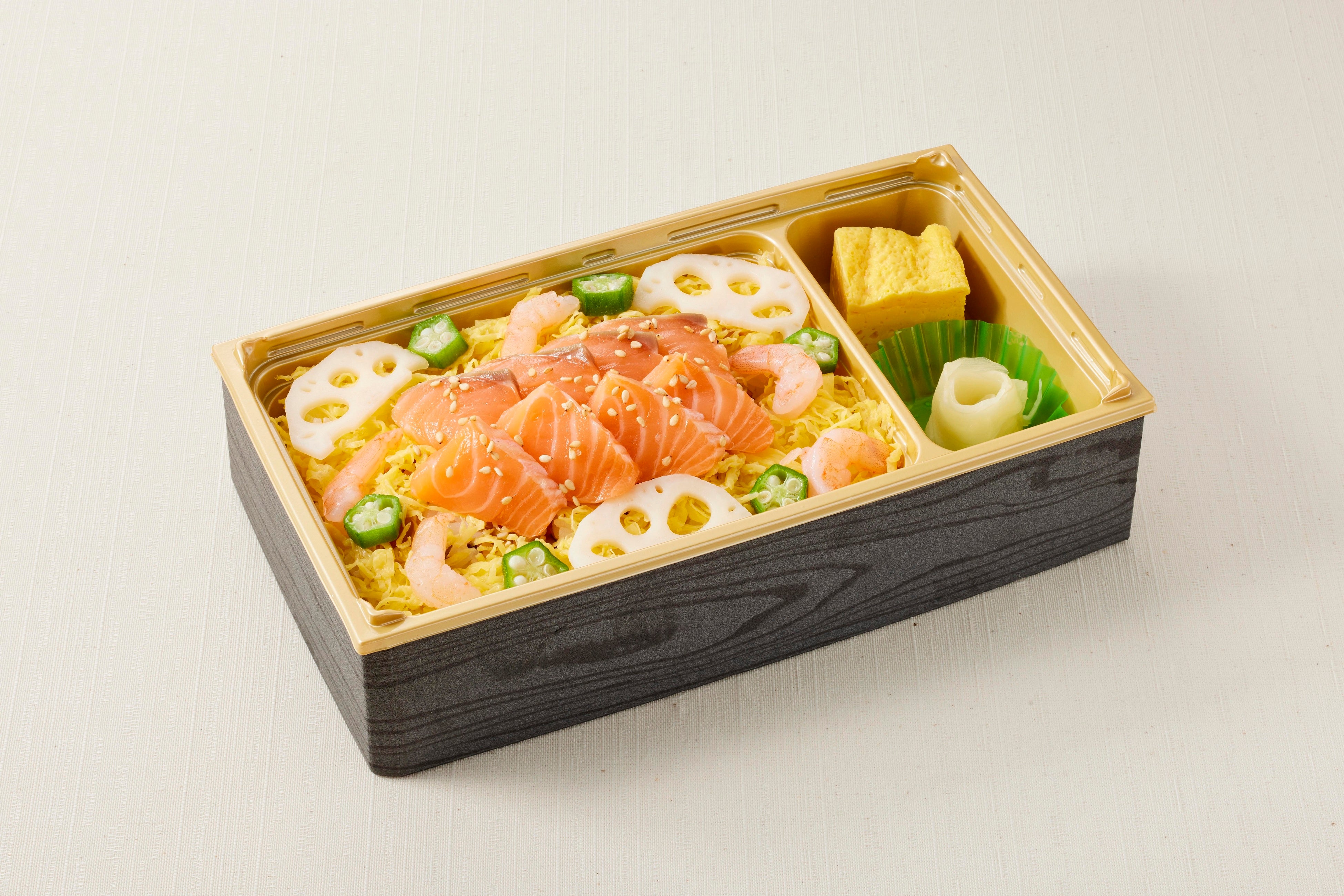 サーモンちらし重　  １,０７８円