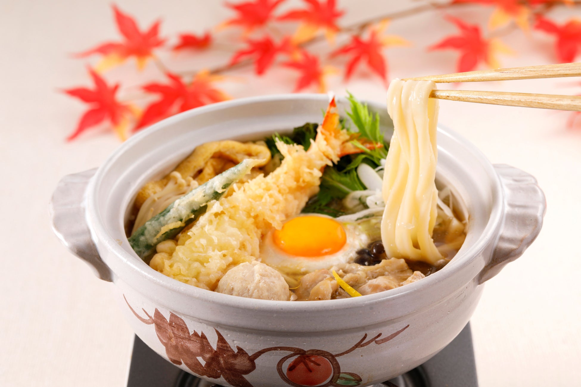 大海老天鍋焼きうどん 1,318円 大海老天鍋焼きうどん 1,318円