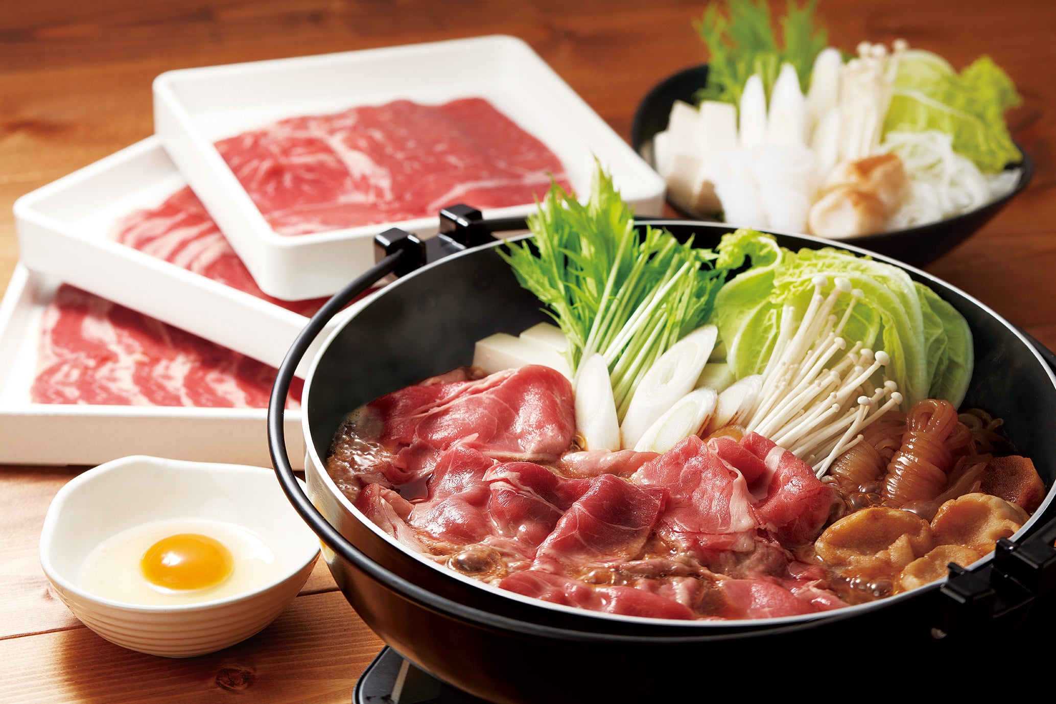 すき焼き食べ放題「さとすき」