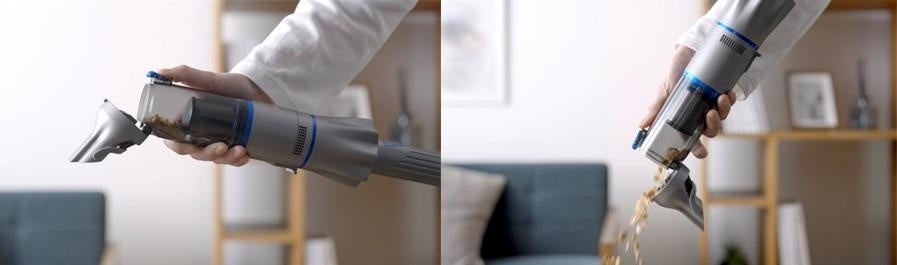 世界最軽量クラスでパワフル。吸引ハンディにもスティックにもなる