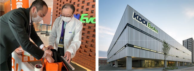 充電ブース設置訓練の様子／充電ブースを設置する札幌センター「Polaris_Sapporo」