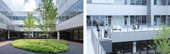 中庭を中心に“内に開く”設計で、機密性と快適性を実現