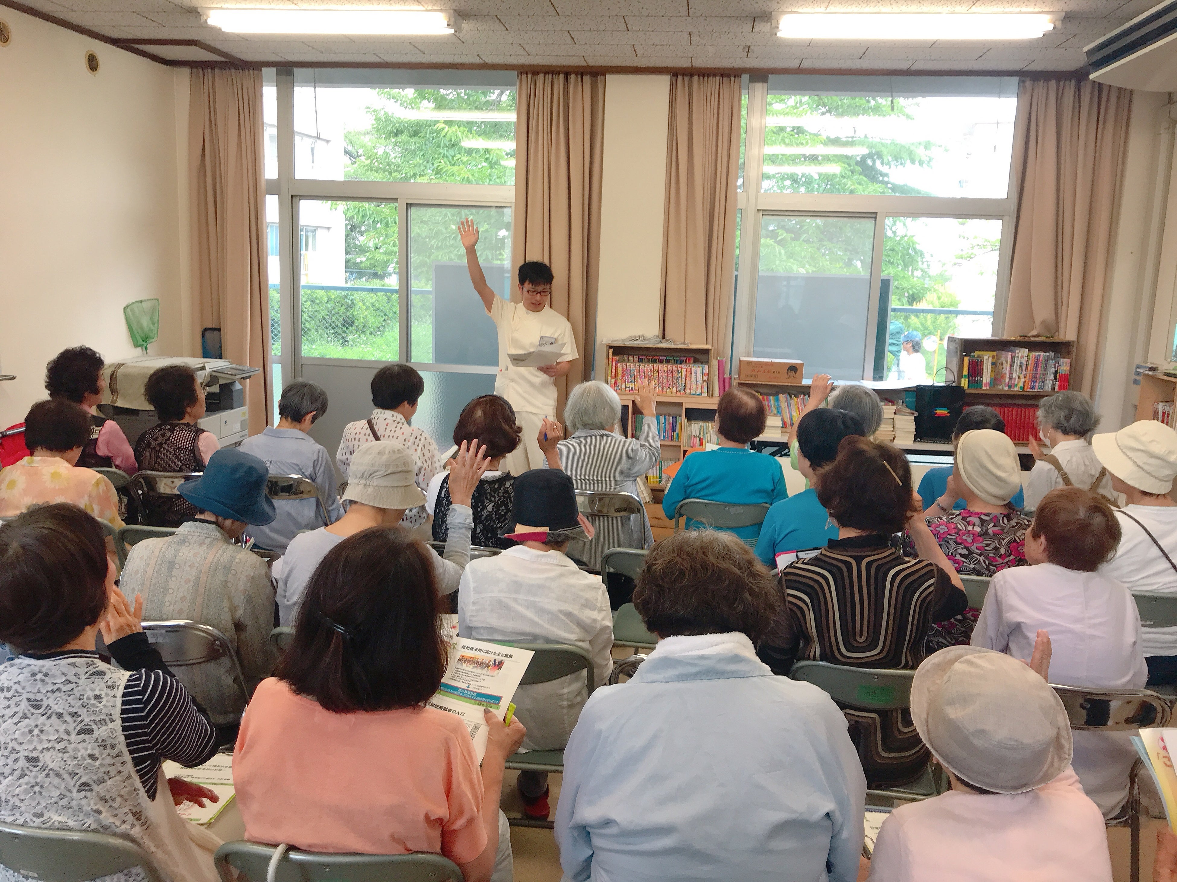 過去開催時の健康講座の様子