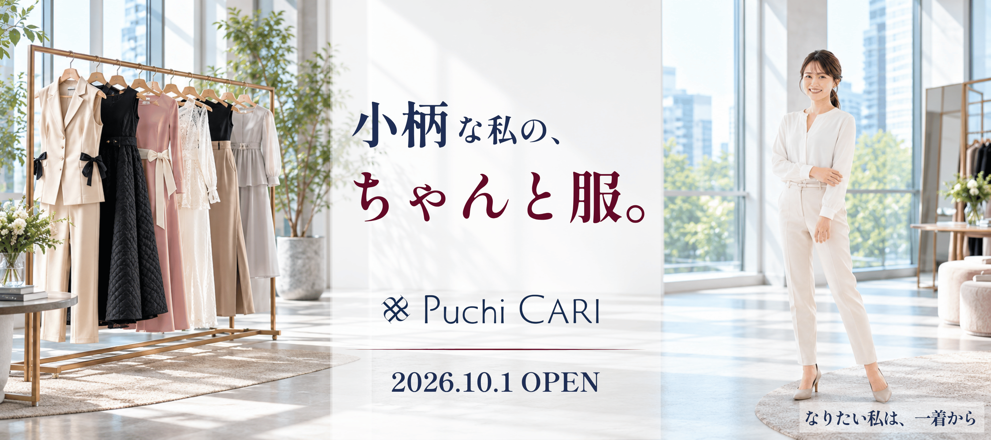 小柄女性のための新たなファッションECサイト「Puchi CARI」 2026年10月1日オープン
