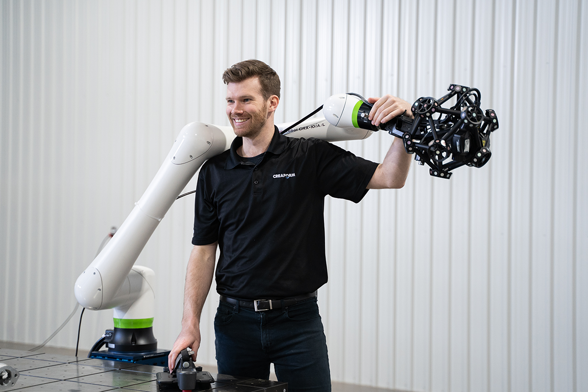 MetraSCAN 3D-R Cobot（協業ロボット）に対応