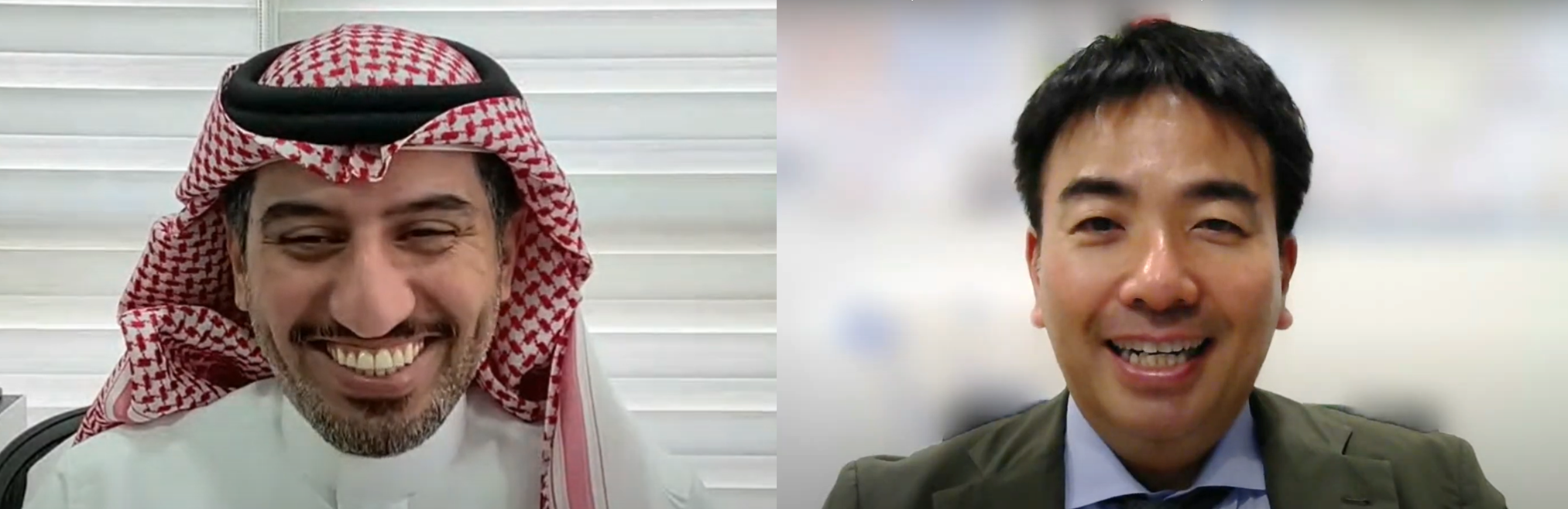web ArabiaのCEO Mr. Abdullah Mohammed Al-Sabhanとウフル代表取締役社長CEO 園田崇史