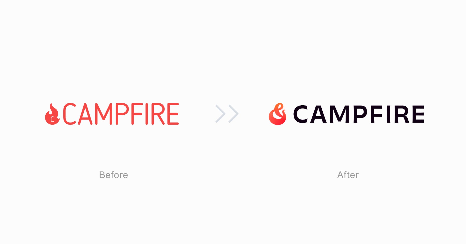 クラウドファンディング「CAMPFIRE」、ロゴデザインをリニューアル
