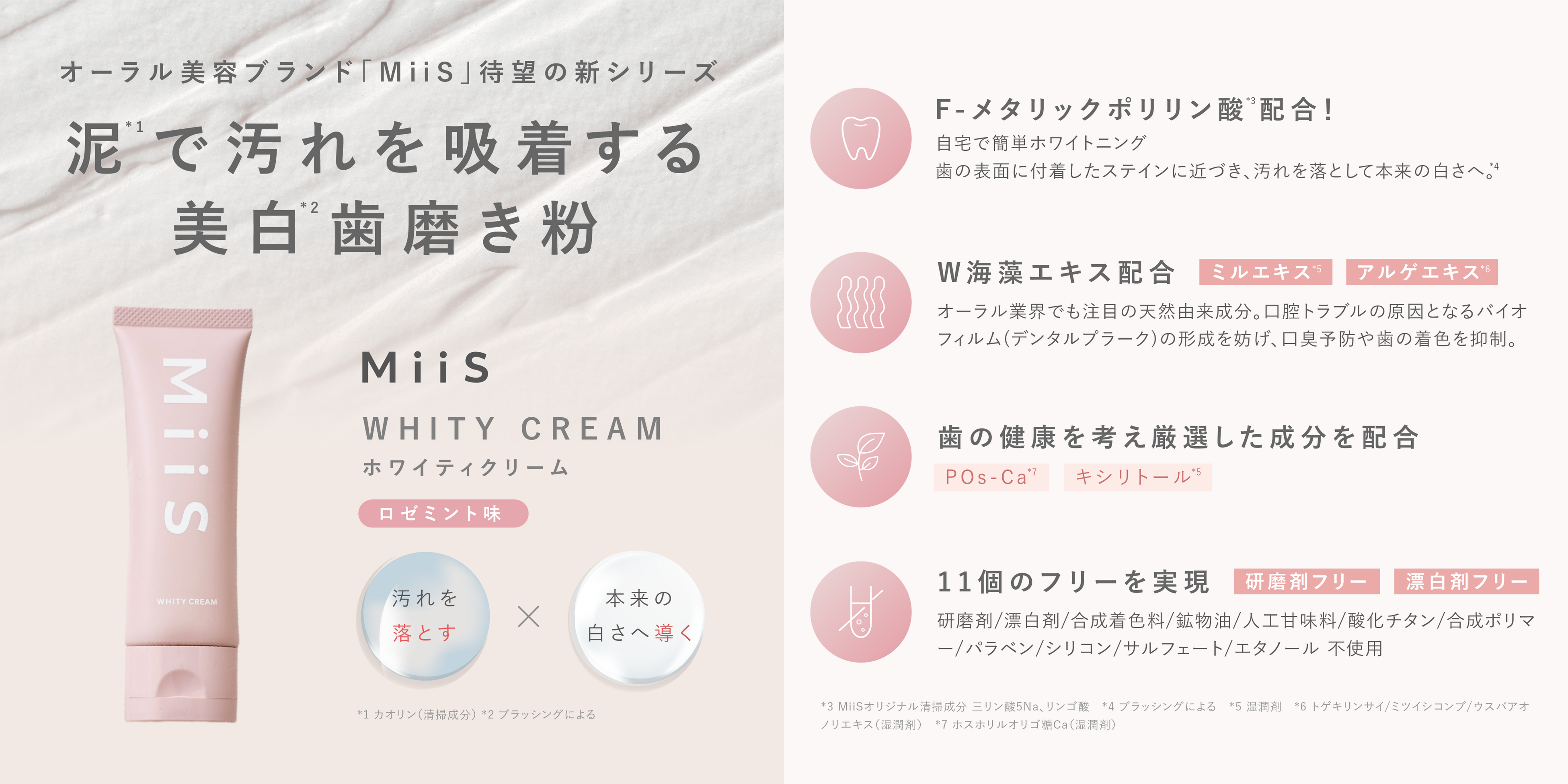 2023年9月1日（金）オーラル美容ブランドMiiS から 待望の新シリーズ