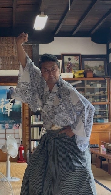 歌舞伎の魅力を伝える市川九團次氏(提供写真)