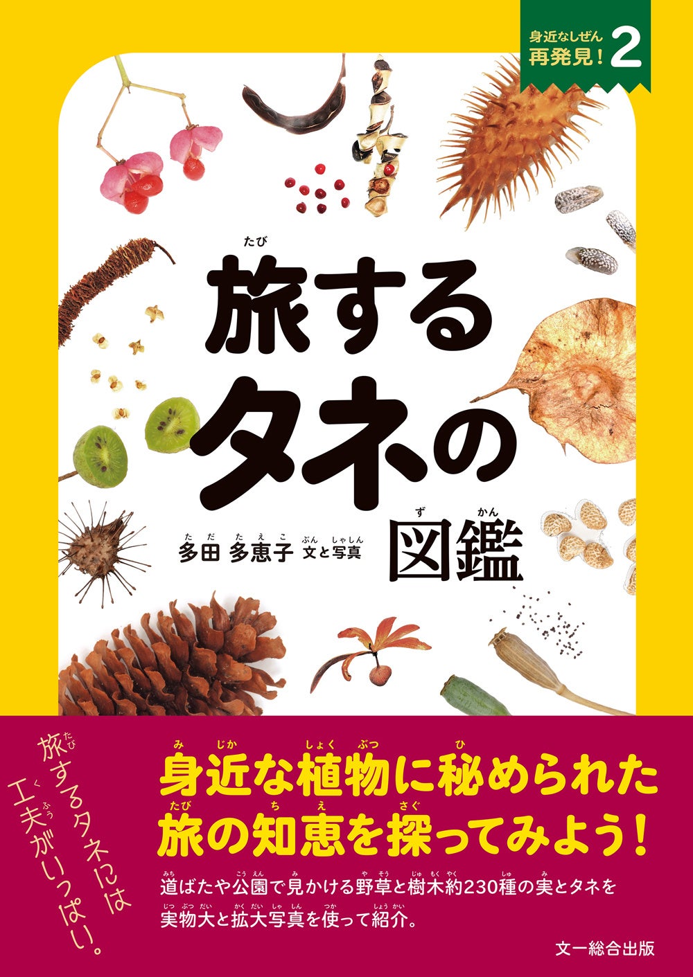 タネに秘められた植物の知恵と工夫を大公開!写真絵本【旅するタネの図鑑】発売!|株式会社 文一総合出版のプレスリリース タネに秘められた植物の知恵と工夫を大公開!写真絵本【旅するタネの図鑑】発売!|株式会社 文一総合出版のプレスリリース