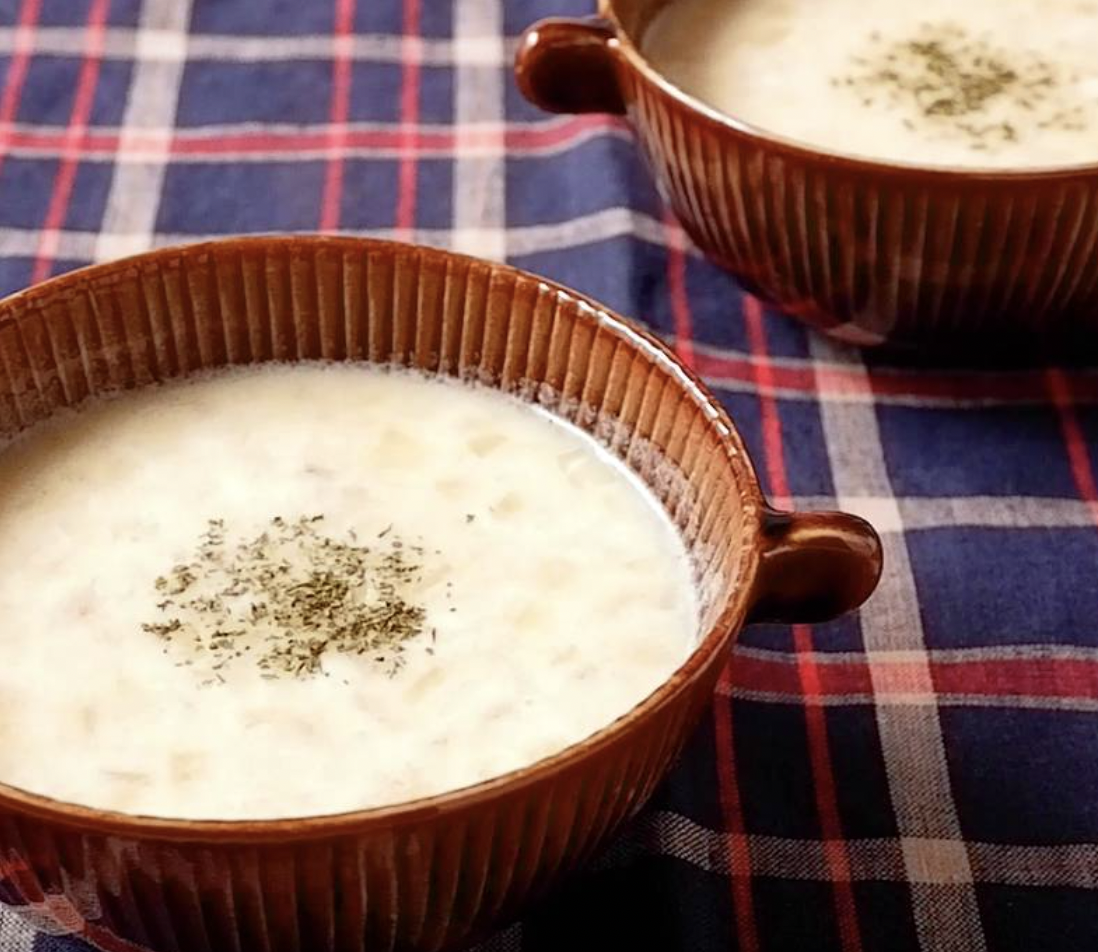 鮭缶のうまみたっぷり 鮭チャウダー