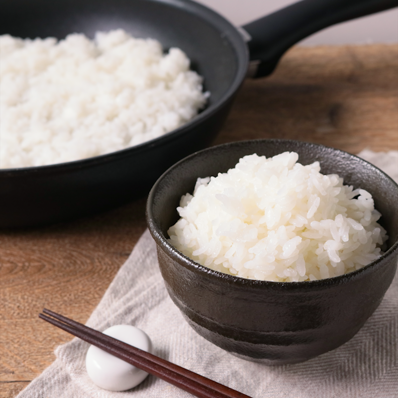 フライパンで炊く　しっとり白ごはん