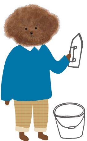 シルクプラスターイメージキャラクターMYKE｜マイク１